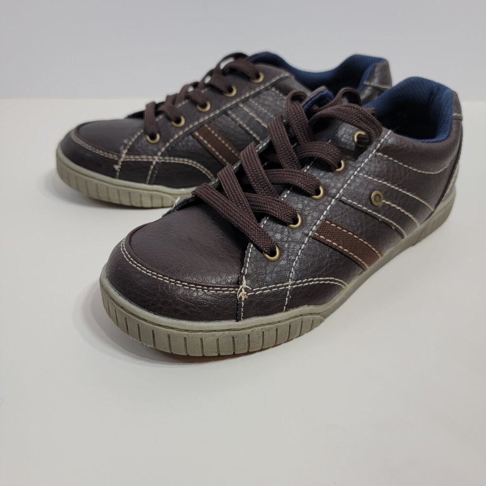 Boys Arizona Boyd Youth Brown Lace Up Low Rise Sneakers